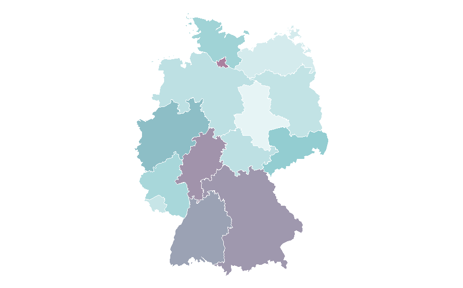 Affinity by region — Hasselblad, Germany