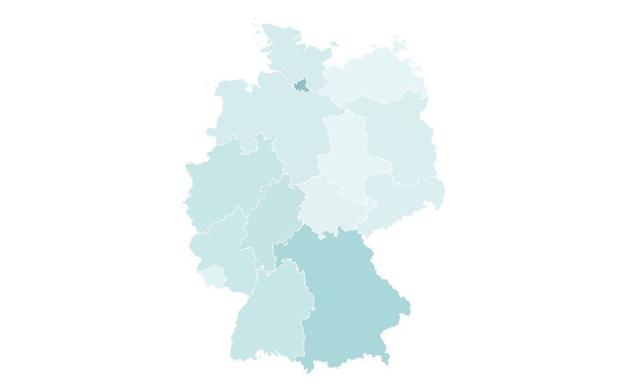 Affinity by region — Hay, Germany