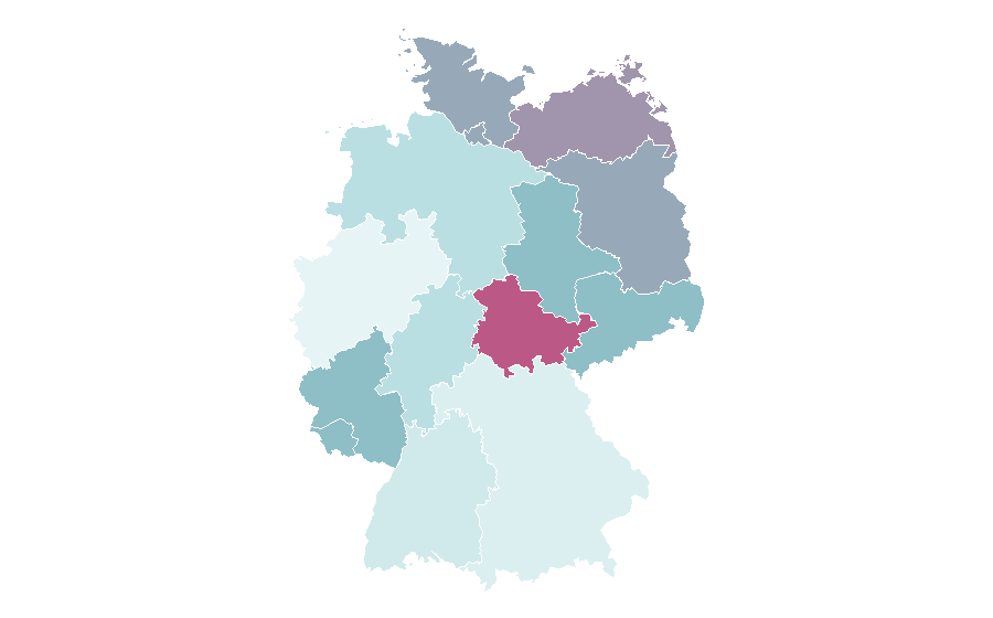 Affinity by region — Hays, Kansas, Germany