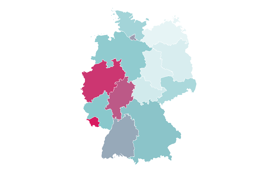 Affinity by region — HDI Versicherungen, Germany