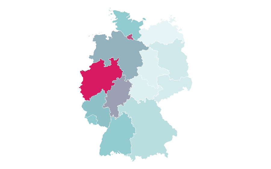 Affinity by region — Headscarf, Germany