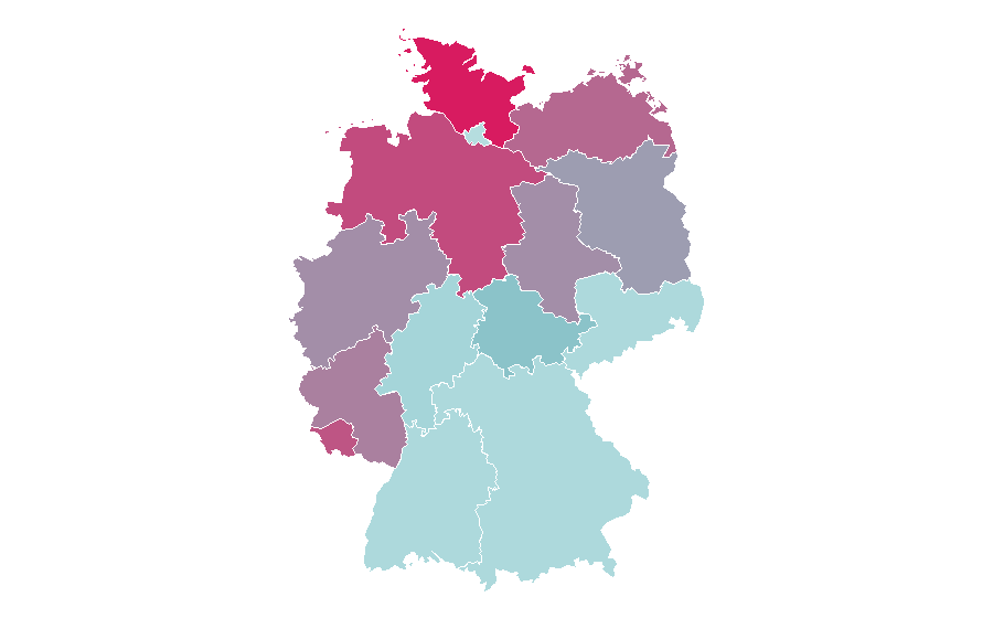 Affinity by region — Heartland (Canadian TV series), Germany