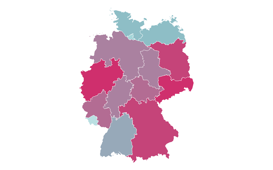 Affinity by region — Heath Ledger, Germany