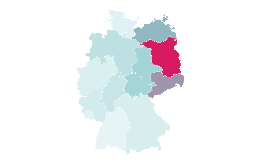 Affinity by region — Hebe, Germany