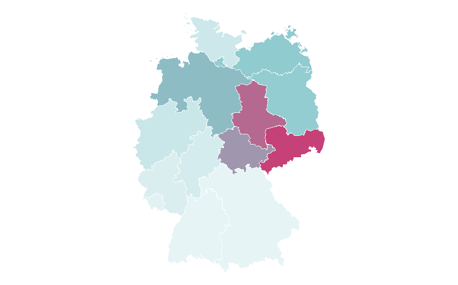 Affinità per regione — Heidi Reichinnek, Germania