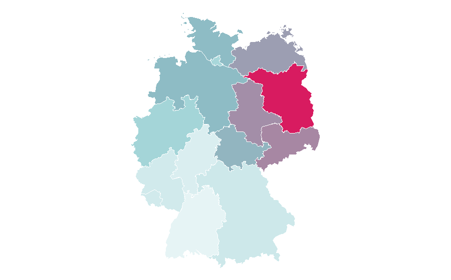 Affinity by region — Heike Makatsch, Germany
