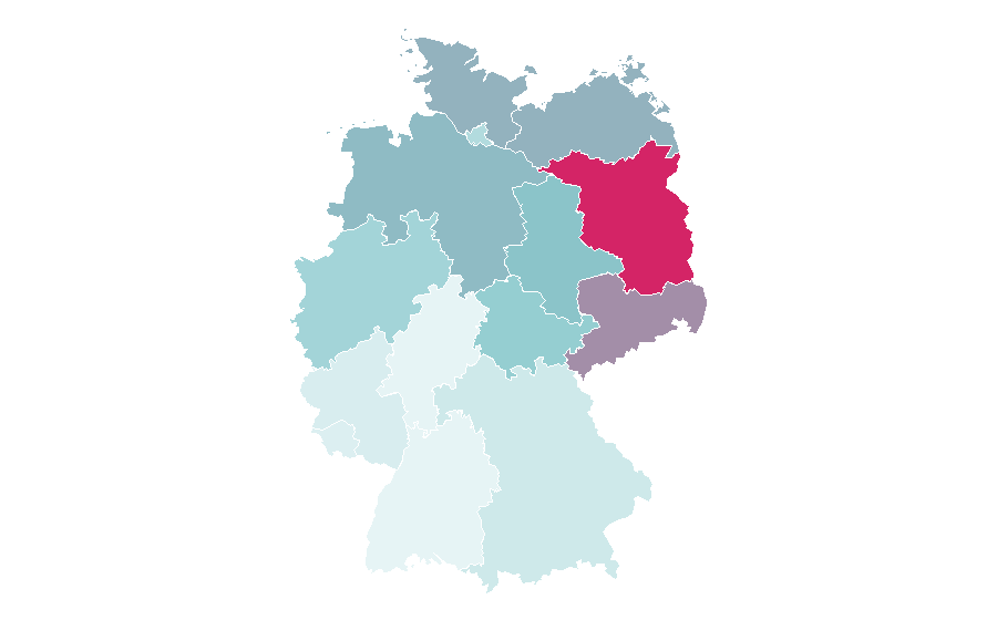 Afinidad por región — Heike Makatsch, Alemania