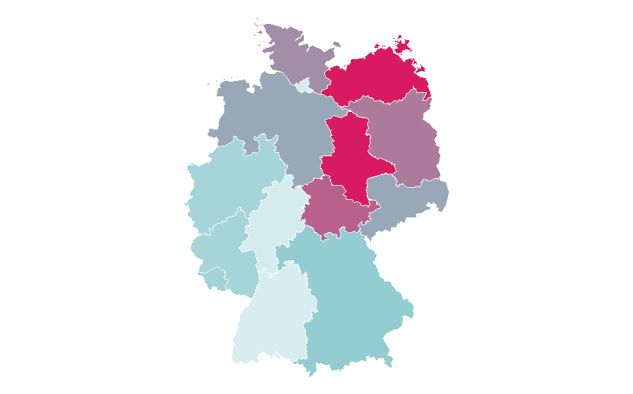 Affinité par région — Heiner Lauterbach, Allemagne