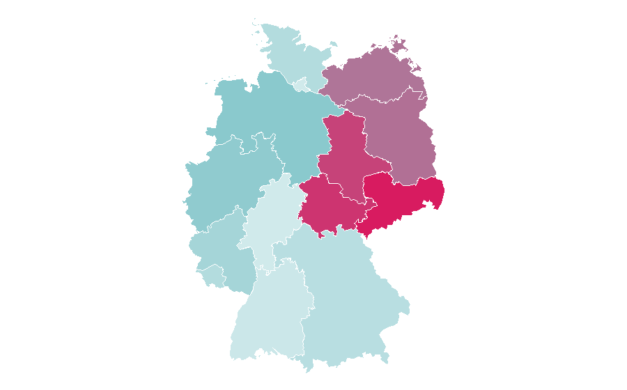 Affinité par région — Heino, Allemagne