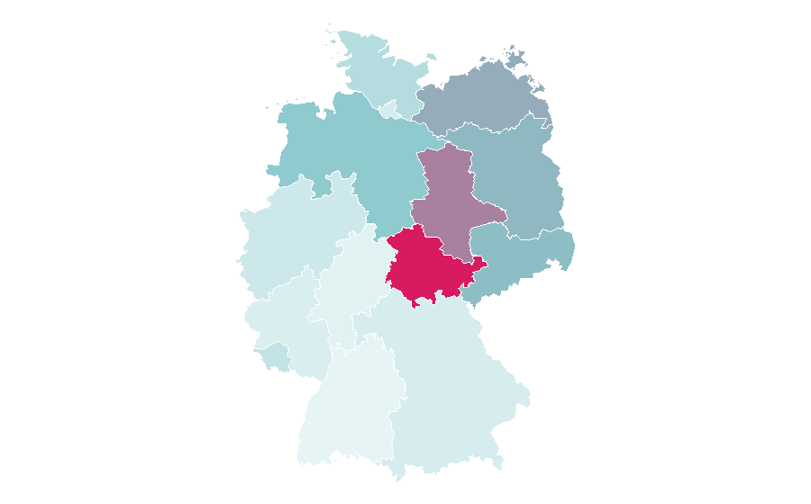 Affinity by region — Heinz Rudolf Kunze, Germany