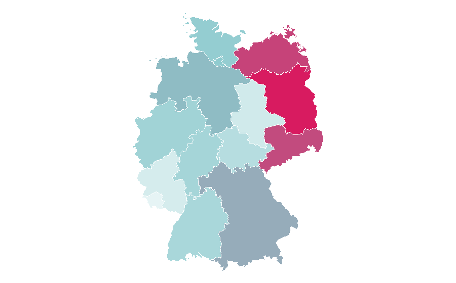 Affinity by region — heise online, Germany