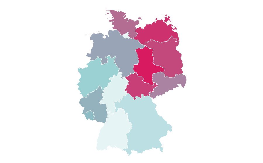 Affinity by region — Helen Hunt, Germany