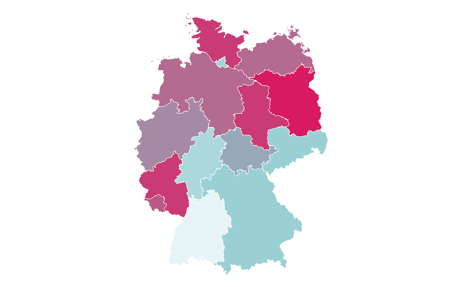 Affinity by region — Helen Mirren, Germany