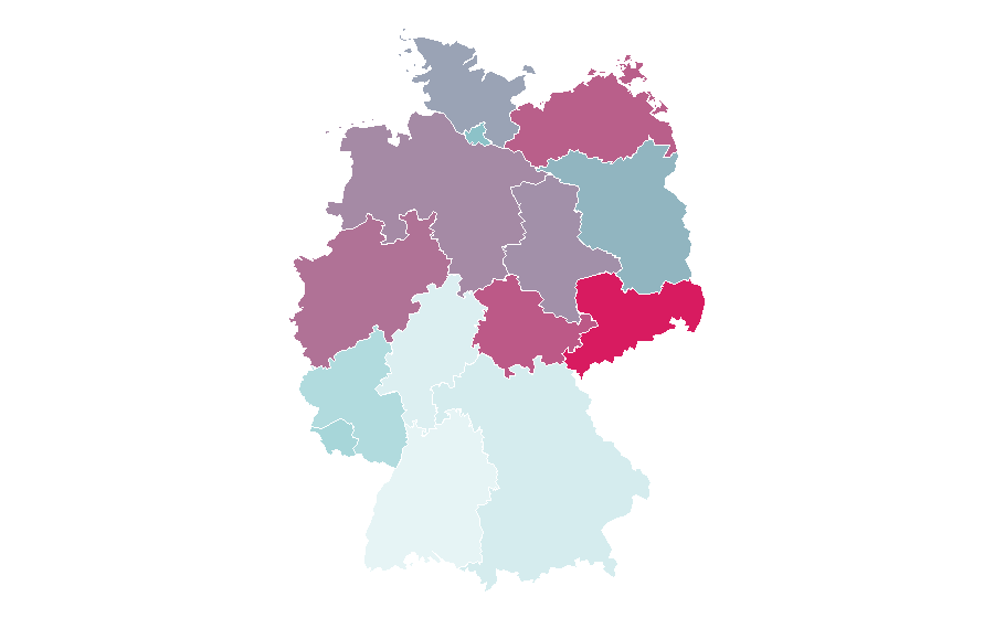 Affinity by region — Helge Schneider, Germany