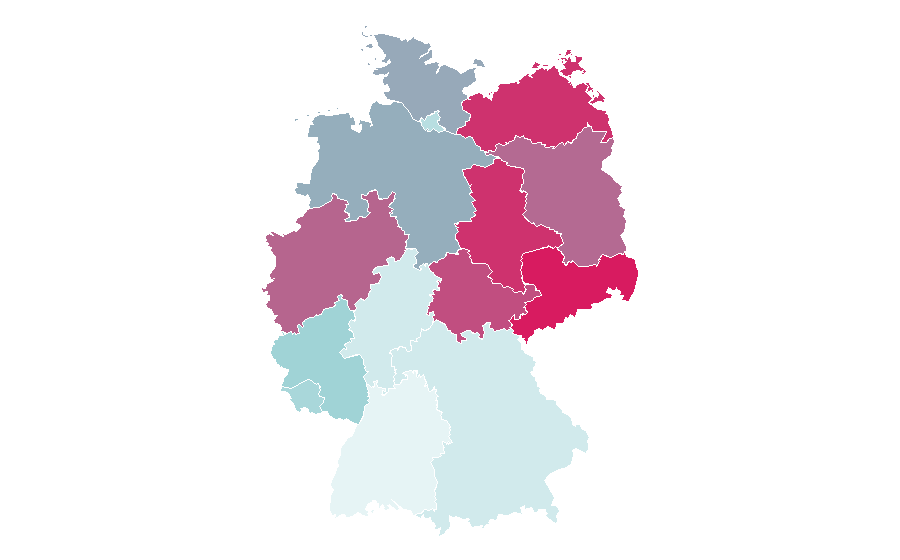 Affinity by region — Hella von Sinnen, Germany