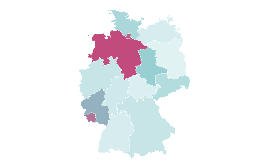 Affinity by region — Hellmann Worldwide Logistics, Germany
