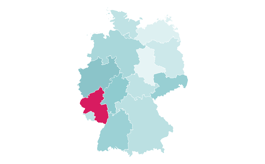 Affinity by region — Helmut Kohl, Germany