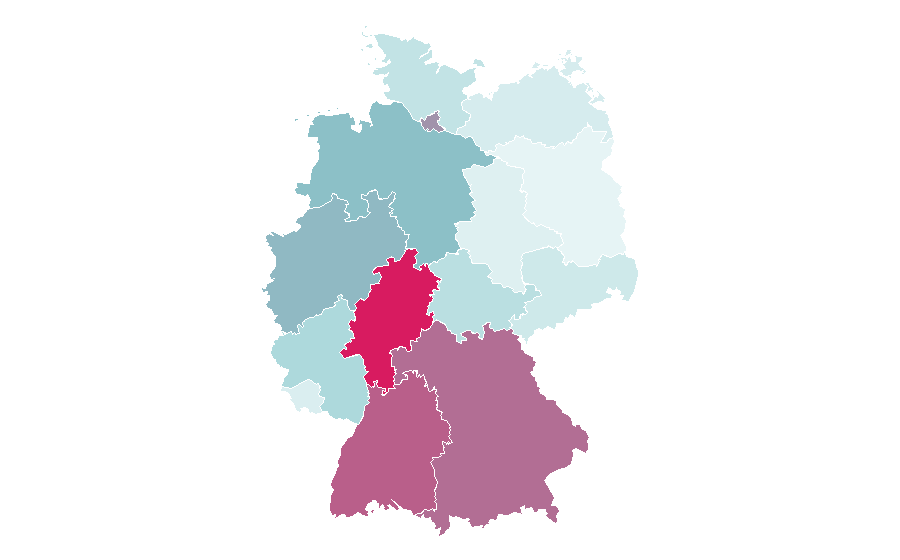 Affinité par région — Herb, Allemagne