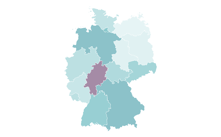 Affinity by region — Herbal tea, Germany