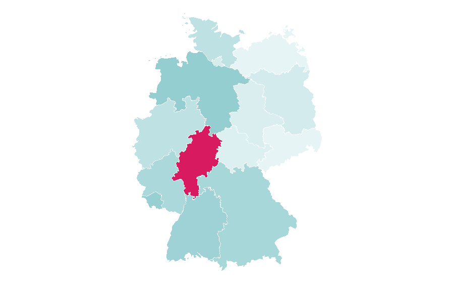 Affinity by region — Heroes (comics), Germany