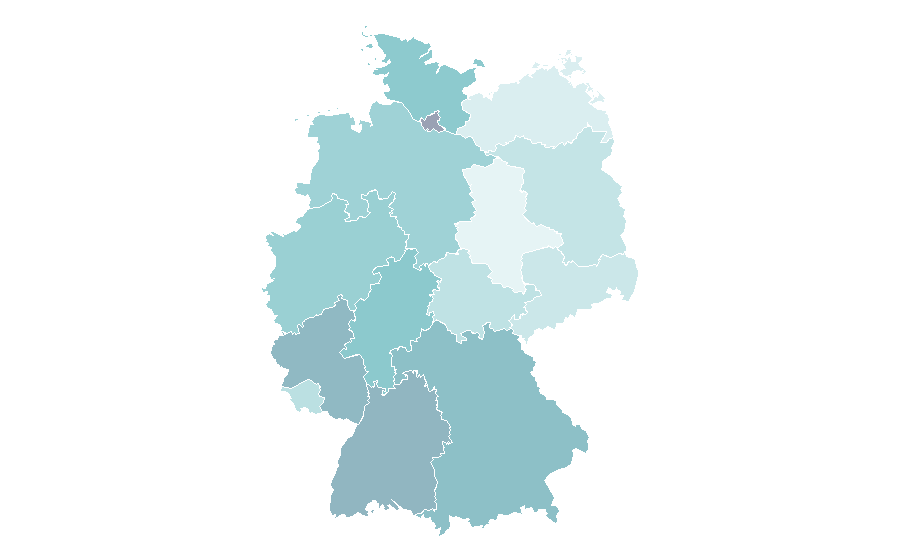 Affinity by region — Heute Journal, Germany
