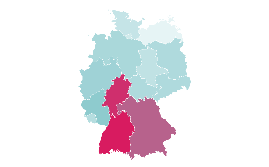 Affinity by region — Hewlett-Packard, Germany