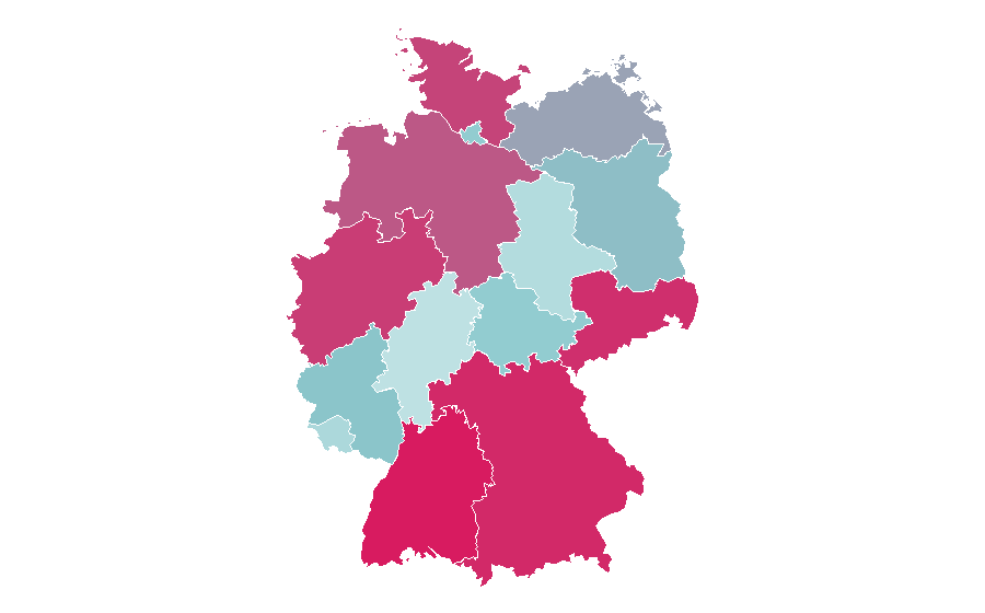Affinity by region — HeyMoritz, Germany