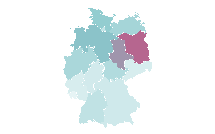 Affinity by region — HGTV, Germany