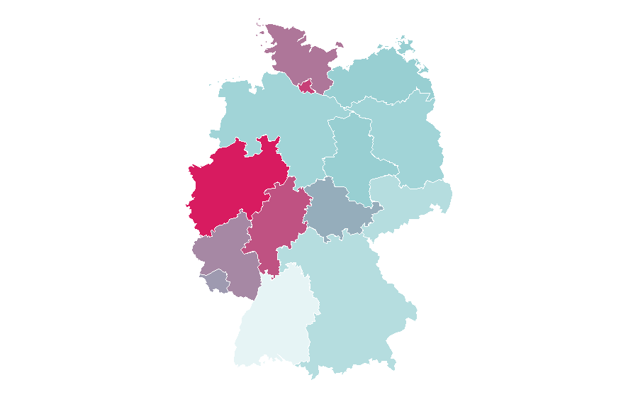 Affinità per regione — Hi-NRG, Germania