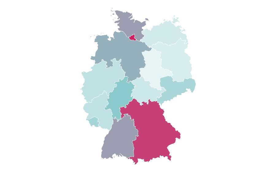 Affinity by region — High-end audio, Germany