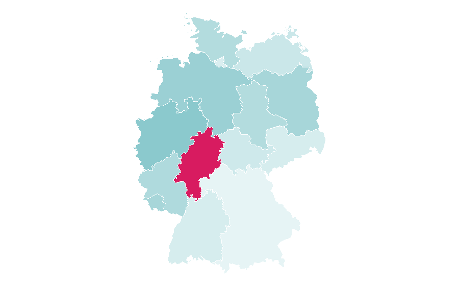 Affinity by region — High School DxD, Germany