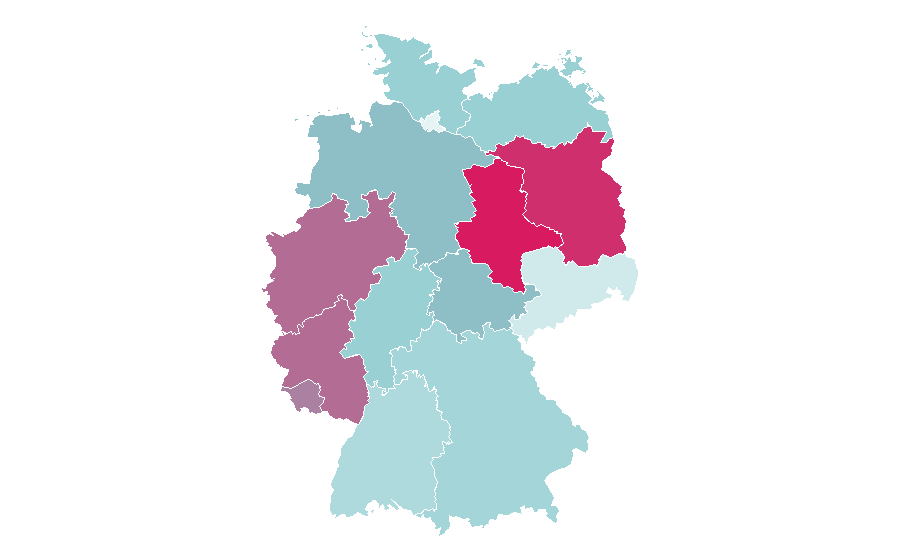 Affinity by region — Hilary Swank, Germany