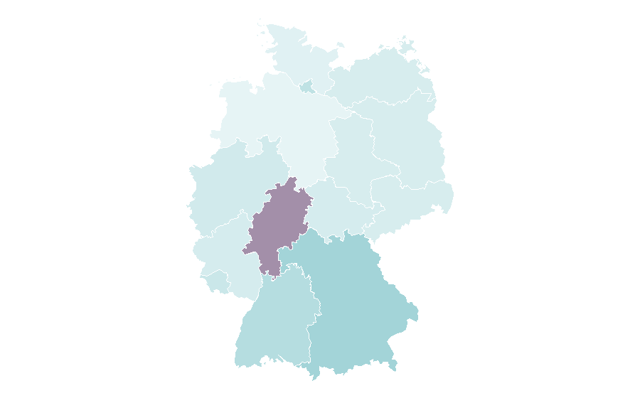 Affinity by region — Himachal Pradesh, Germany