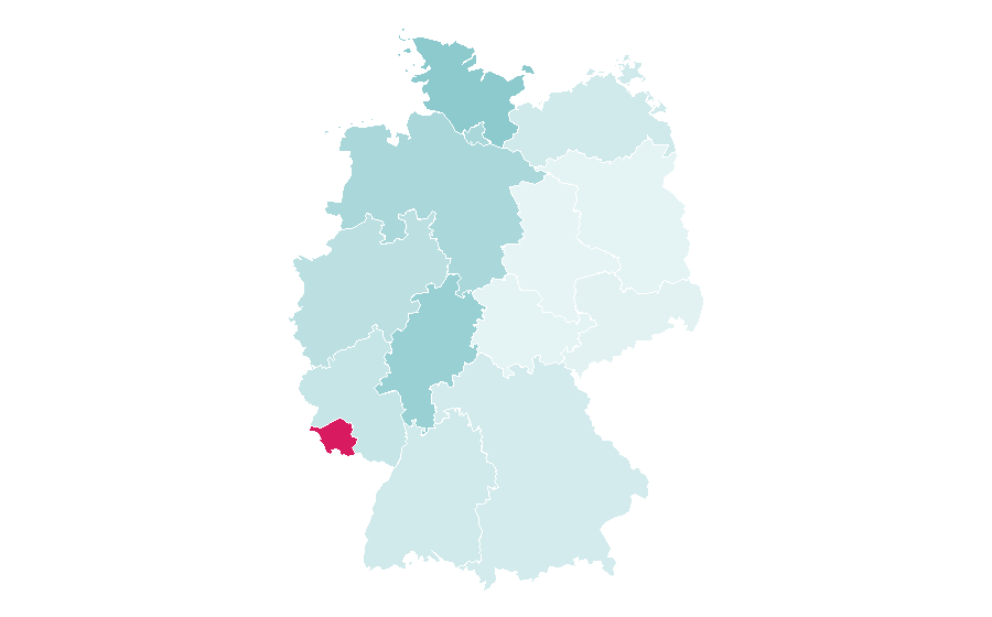 Affinity by region — Hip, Germany