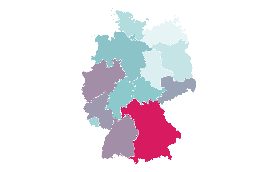 Affinity by region — Hippie, Germany