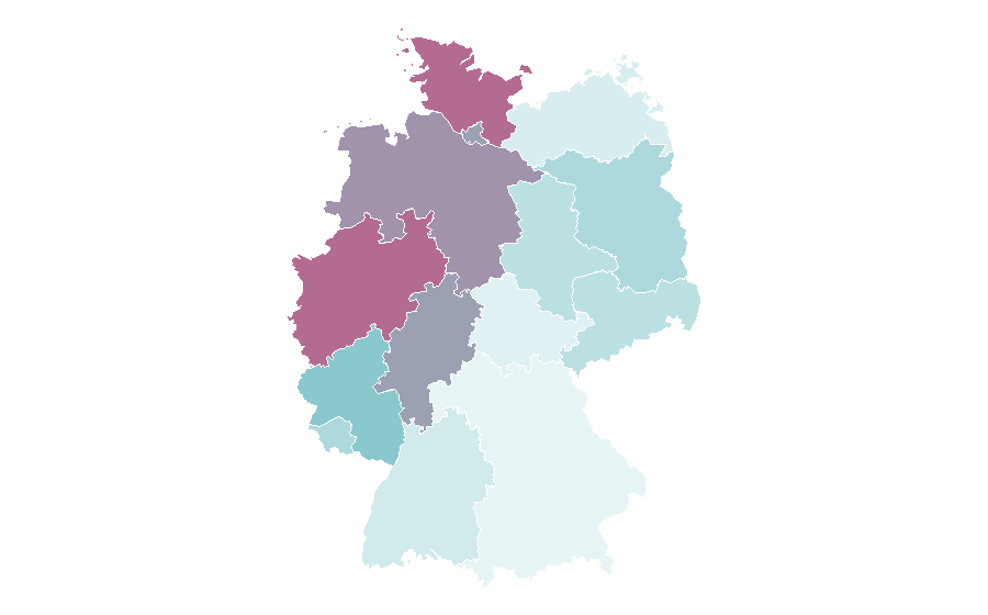 Affinity by region — His Dark Materials, Germany