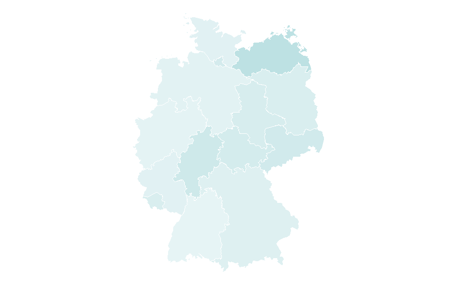 Affinity by region — Historic preservation, Germany
