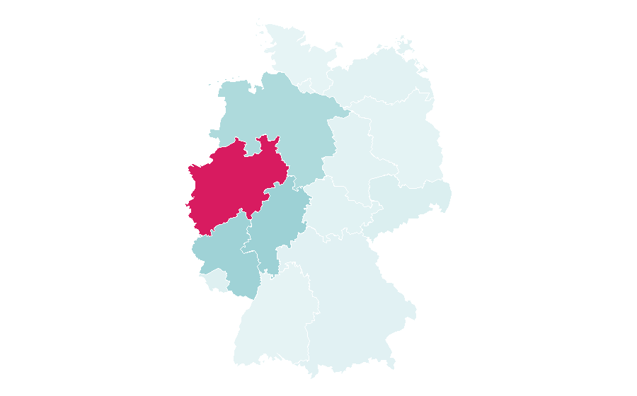 Affinity by region — HIT Markt, Germany