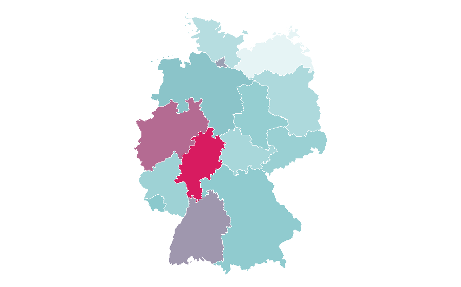 Affinity by region — Hitman (video game series), Germany
