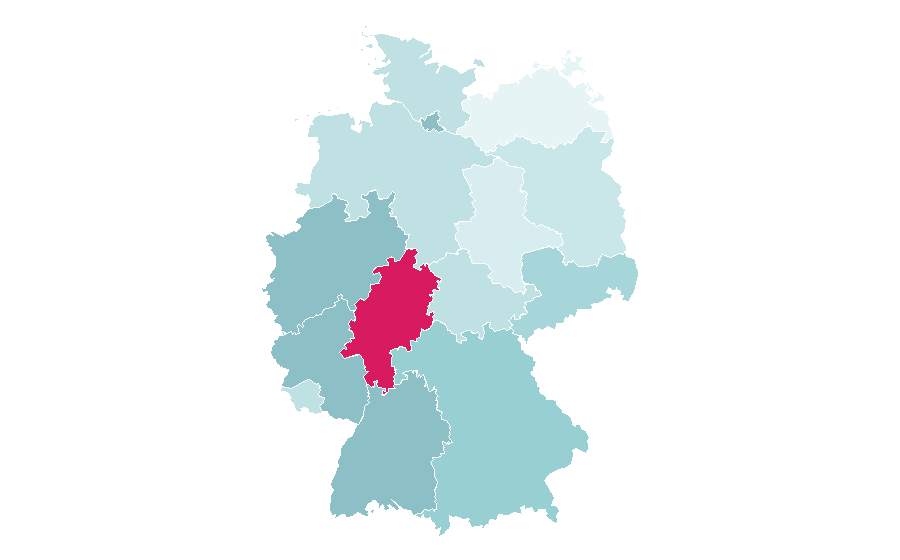 Affinity by region — Hoe (dish), Germany