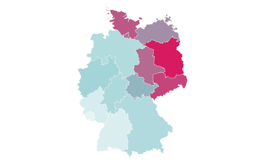 Affinität nach Region — Höffner, Deutschland