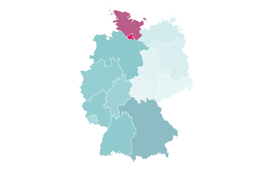 Affinity by region — Holger Rune, Germany