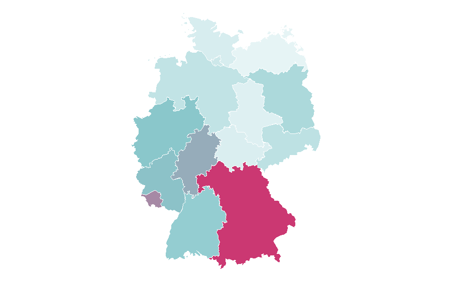 Affinity by region — Holiday Inn Express, Germany