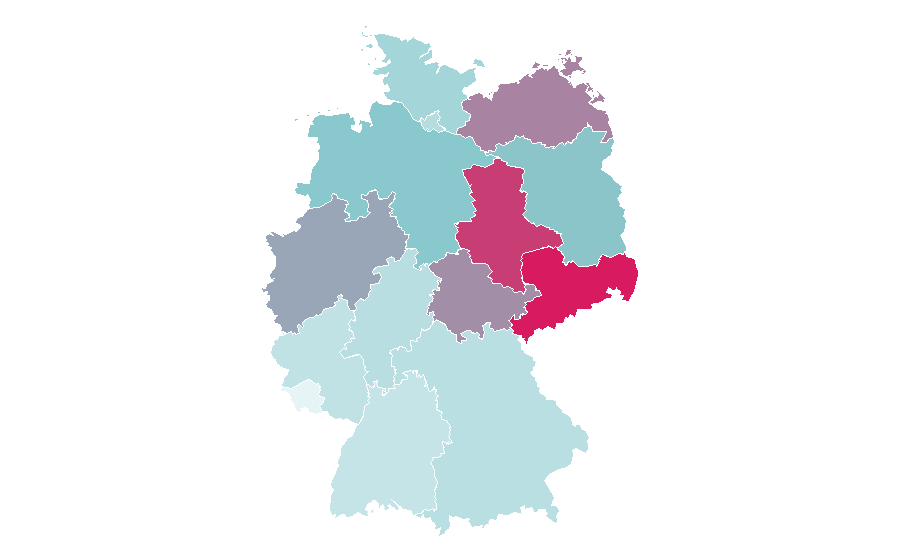 Affinity by region — Holiday on Ice, Germany