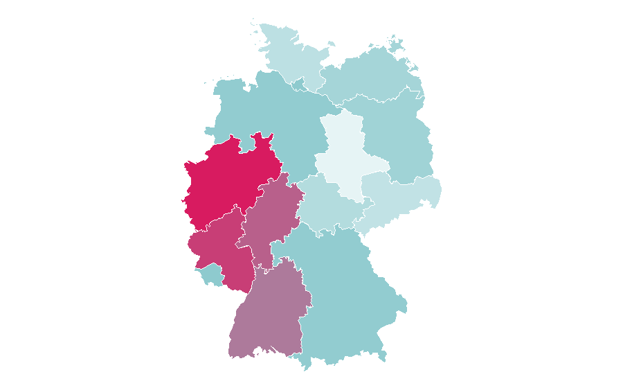 Affinity by region — Hollywood Stars, Germany