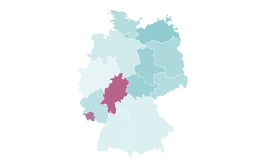 Affinity by region — Home accessories, Germany