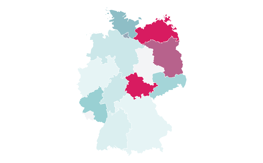 Affinity by region — Home equity, Germany