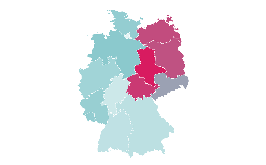 Affinity by region — Home Front, Germany