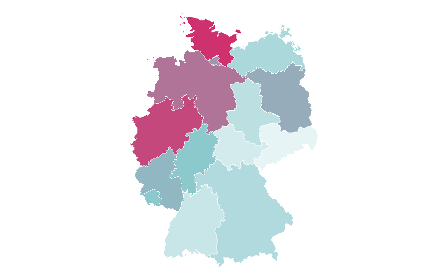 Affinity by region — Homeland (TV series), Germany
