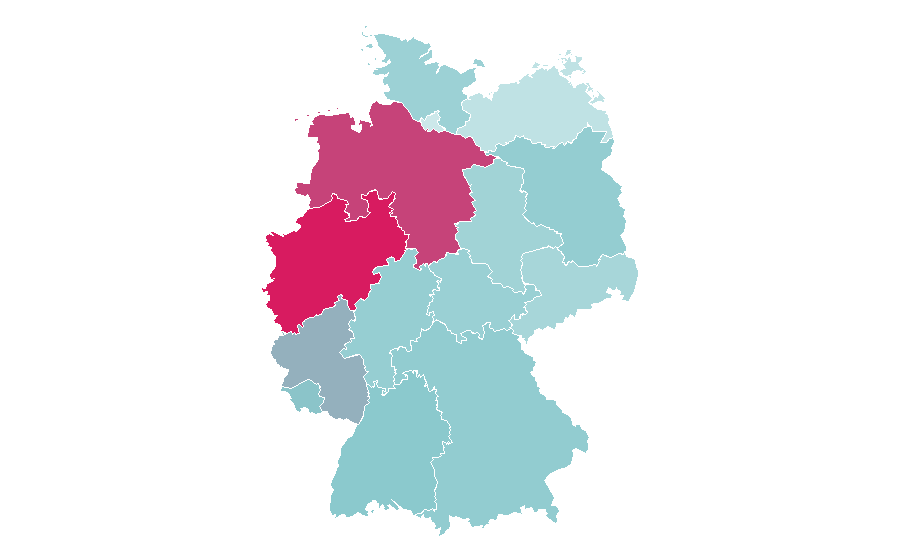 Affinity by region — Homematic IP, Germany